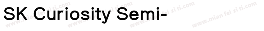 SK Curiosity Semi字体转换
